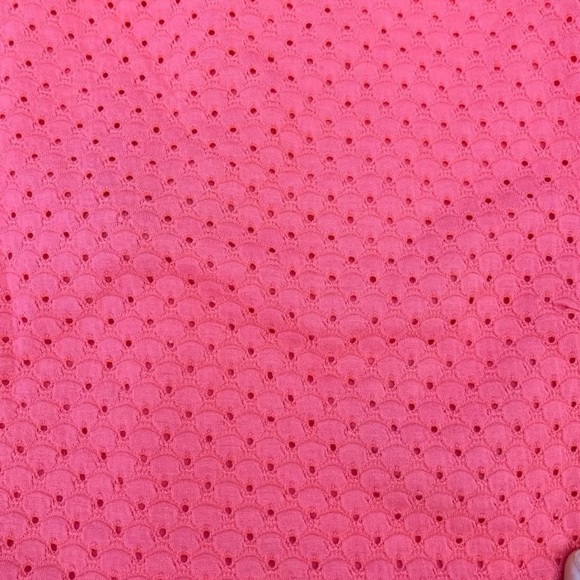 New Eyelet Bright Coral Dress - Picture 8 of 11